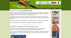 Desktop Screenshot of namethatbird.com